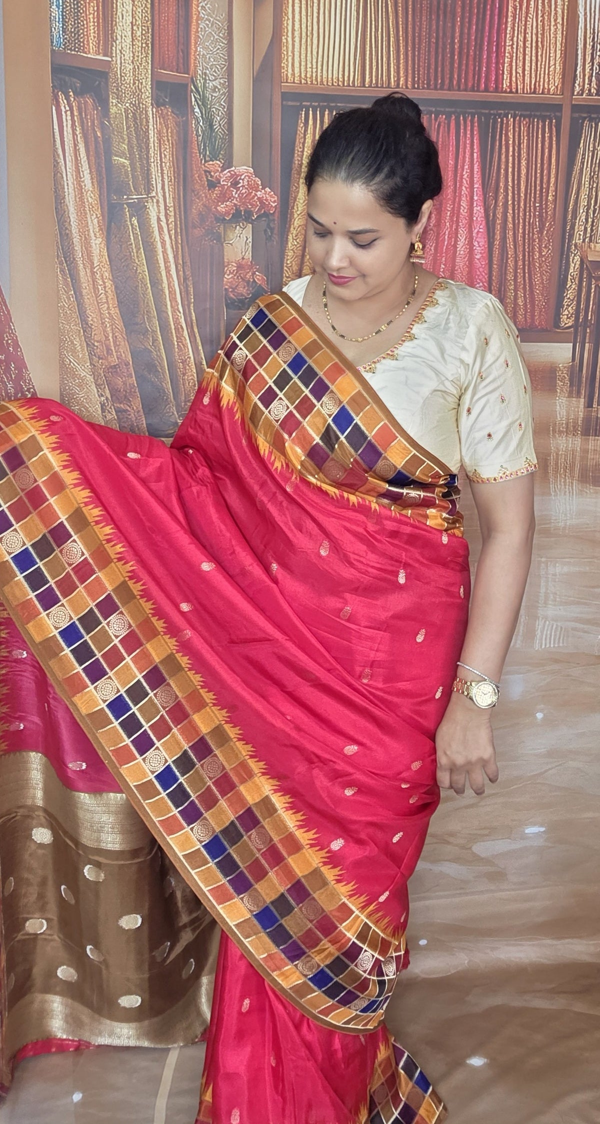 Pure viscose silk