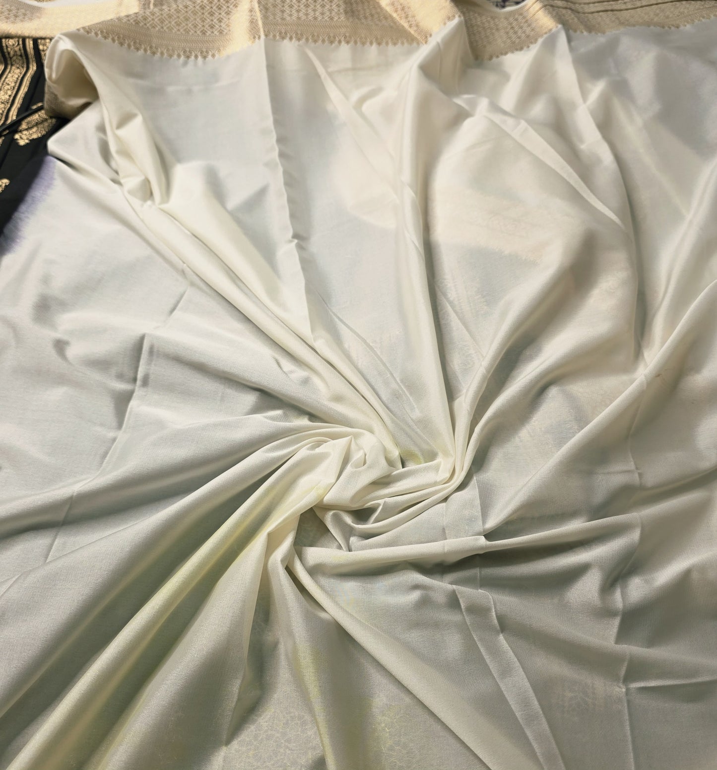 Black crepe silk