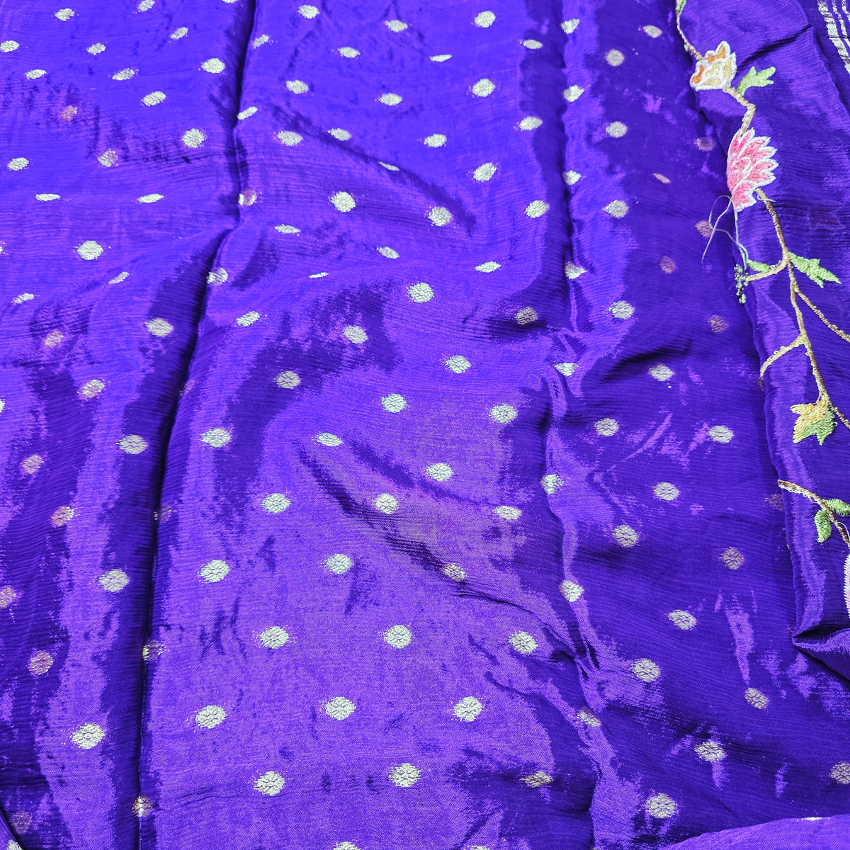 Pure Chinnon Georgette - Navy Blue