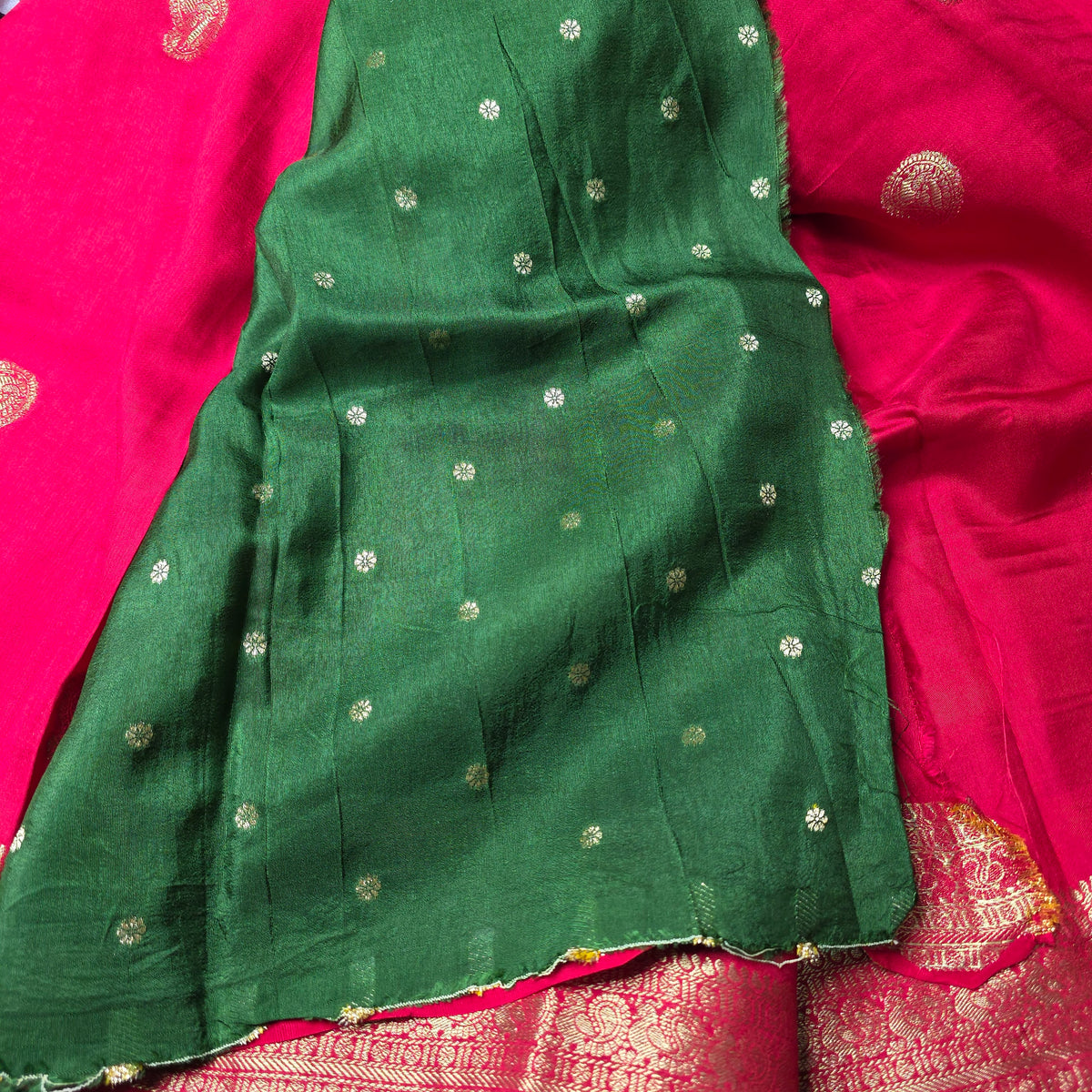Pure Dola Crepe Silk - Rich Red