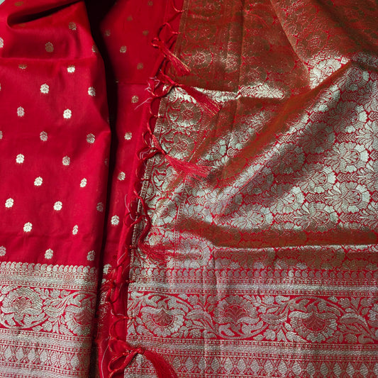 Banarasi Silk Saree - Red