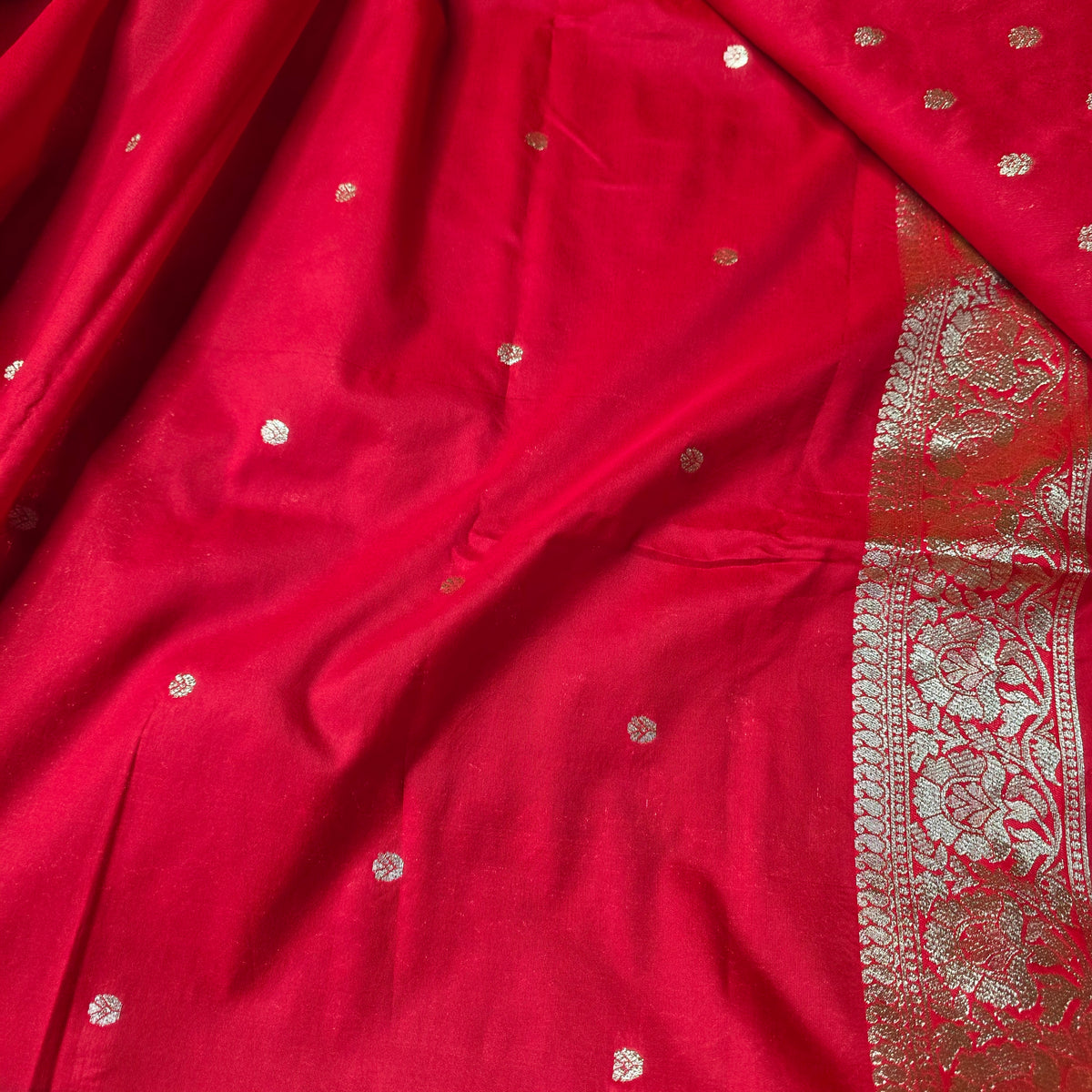 Banarasi Silk Saree - Red