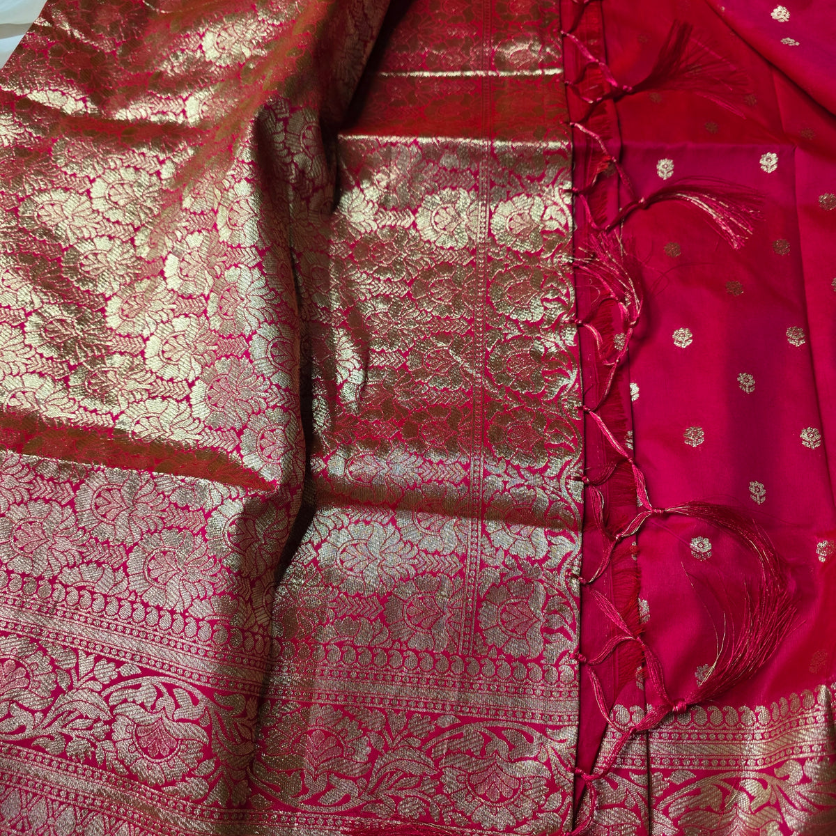 Banarasi Silk Saree - Pink