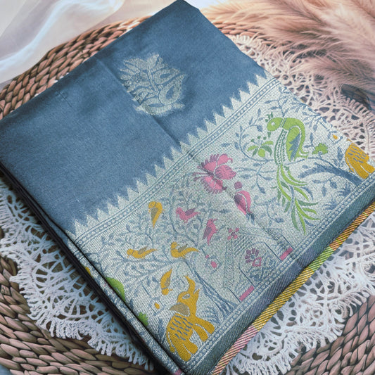 Meenakari Silk saree