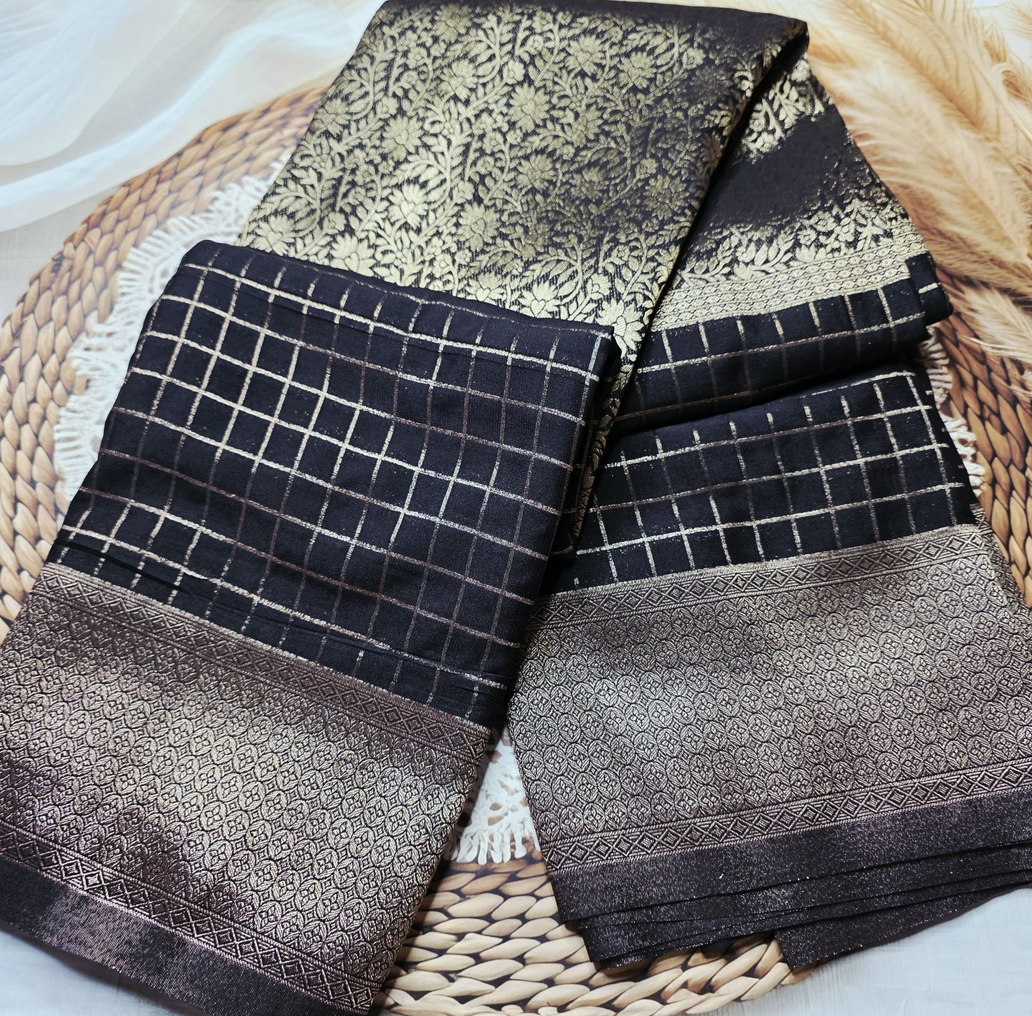 Black Crepe silk
