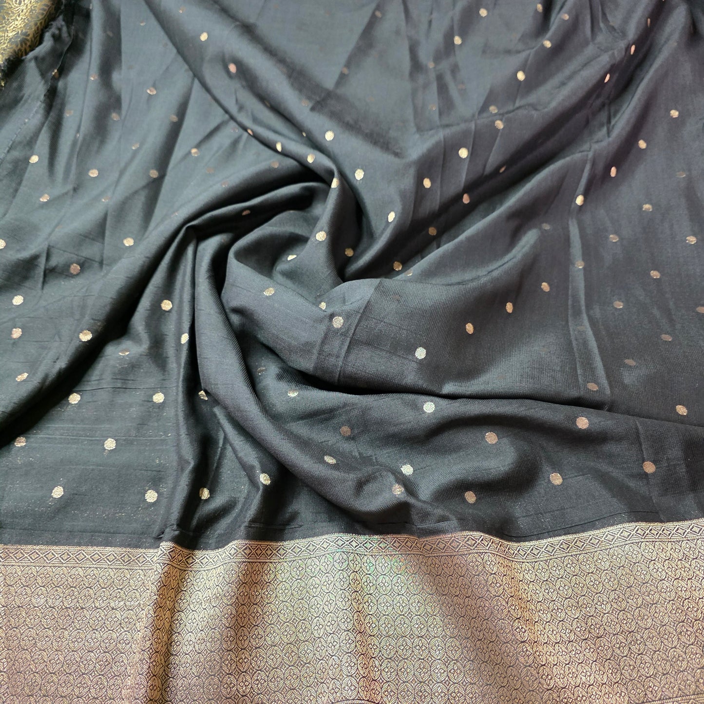 Black Crepe silk