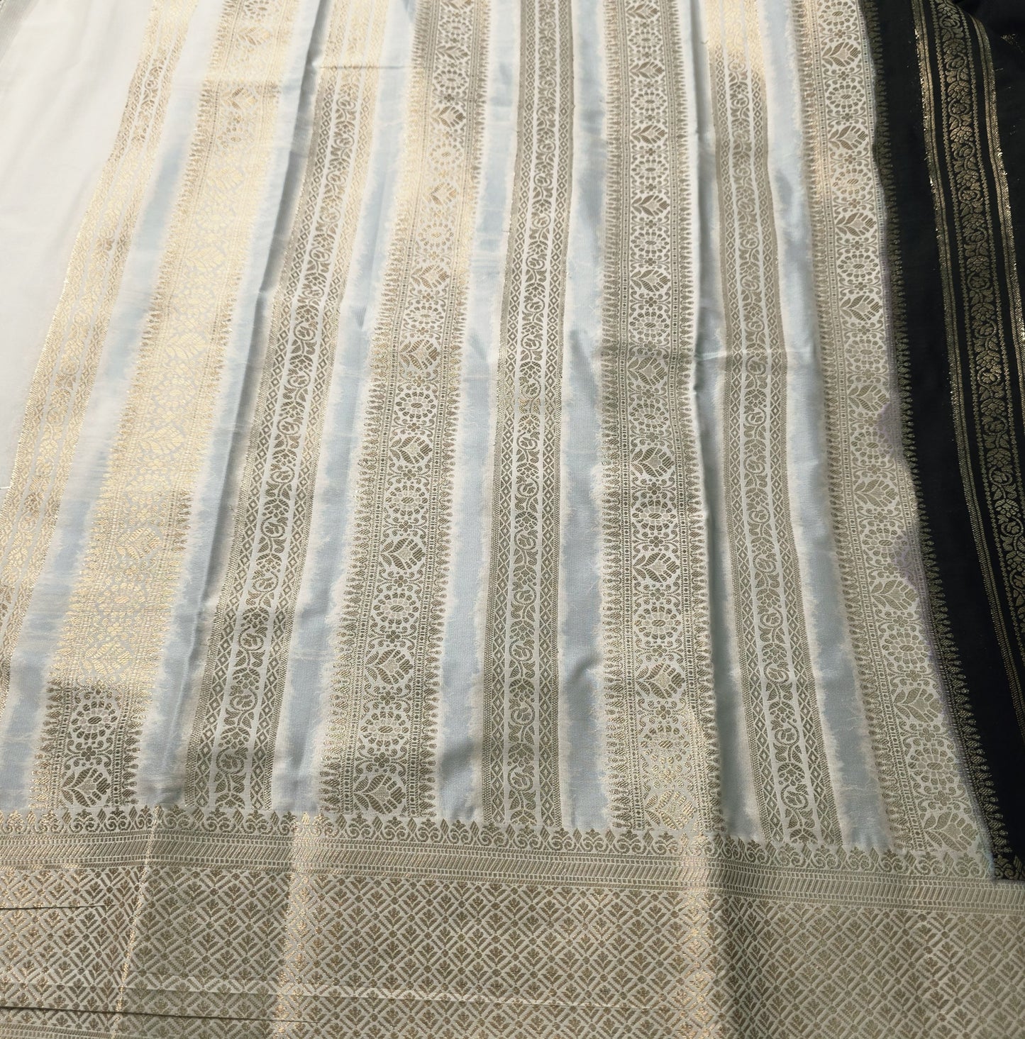 Black crepe silk
