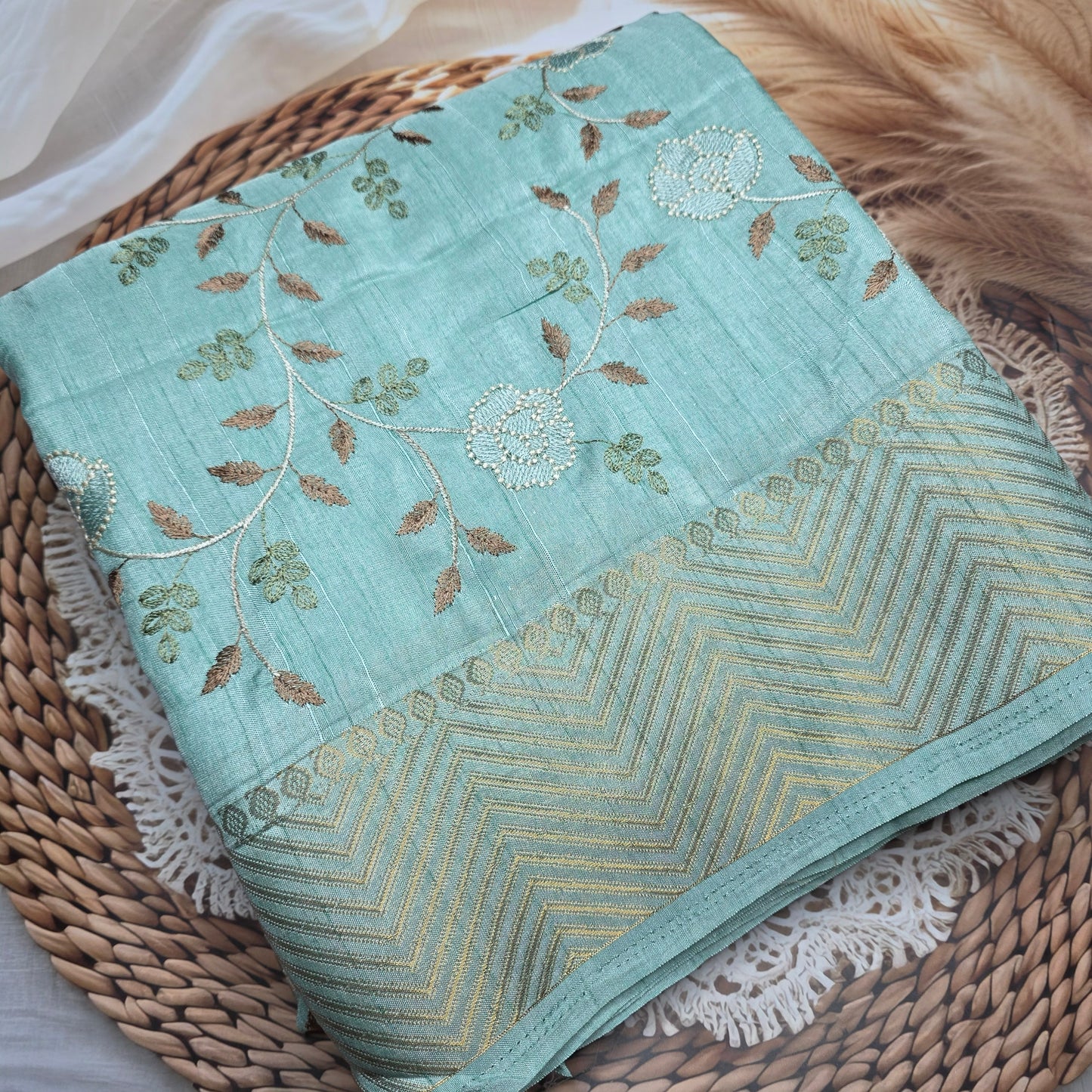 Tussar Embroidery