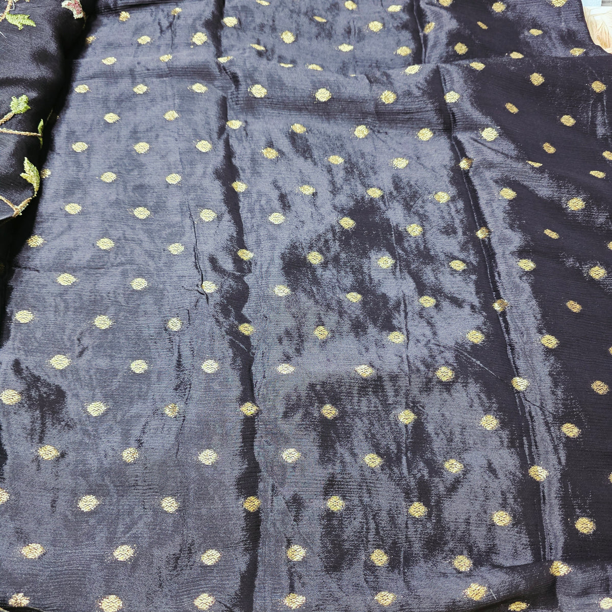 Pure Chinnon Georgette - Black