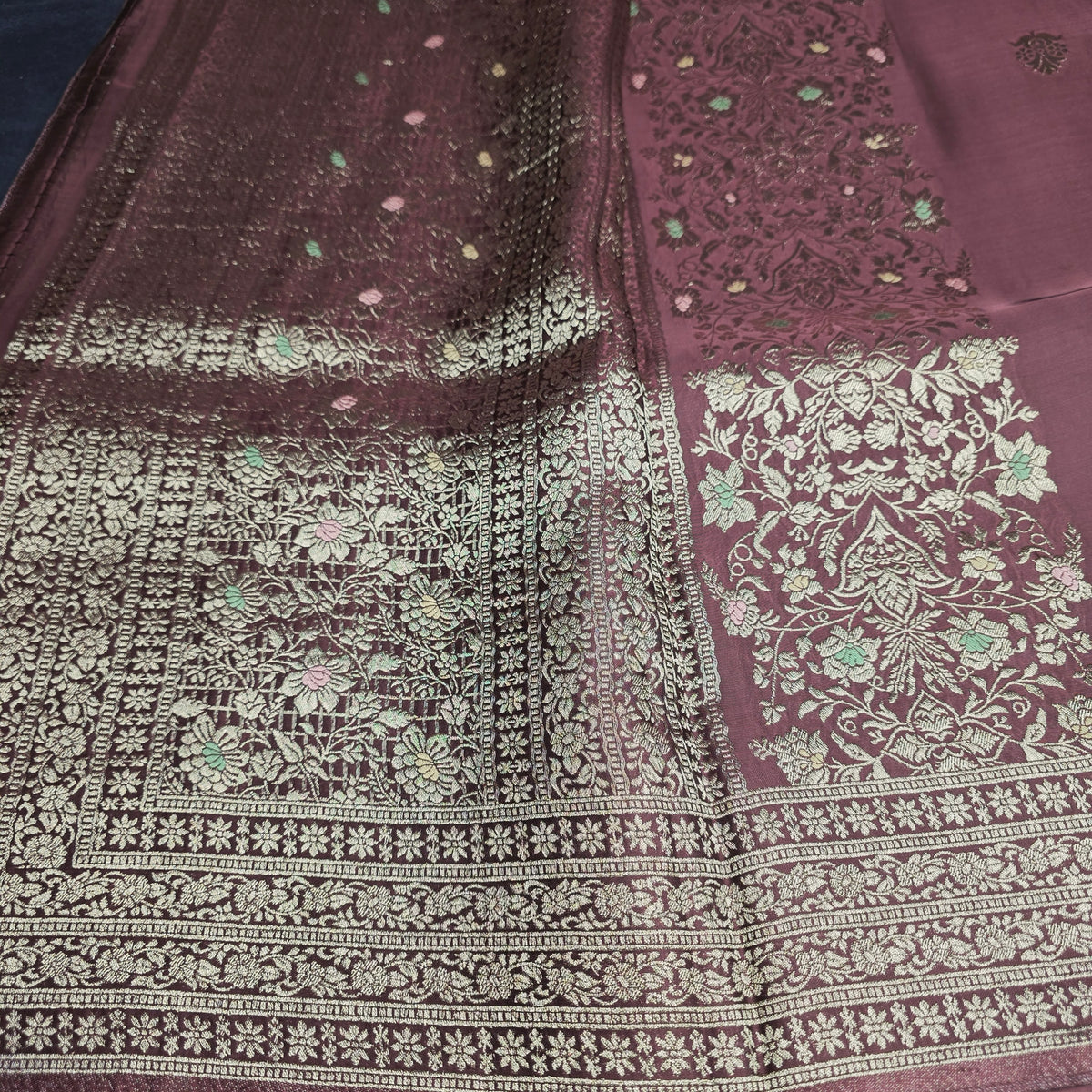 Pure Mashru Satin Silk - Rich Chocolate Brown