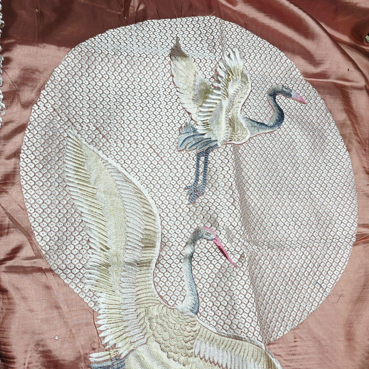 Pure Raw Silk Saree - Dusty Rose