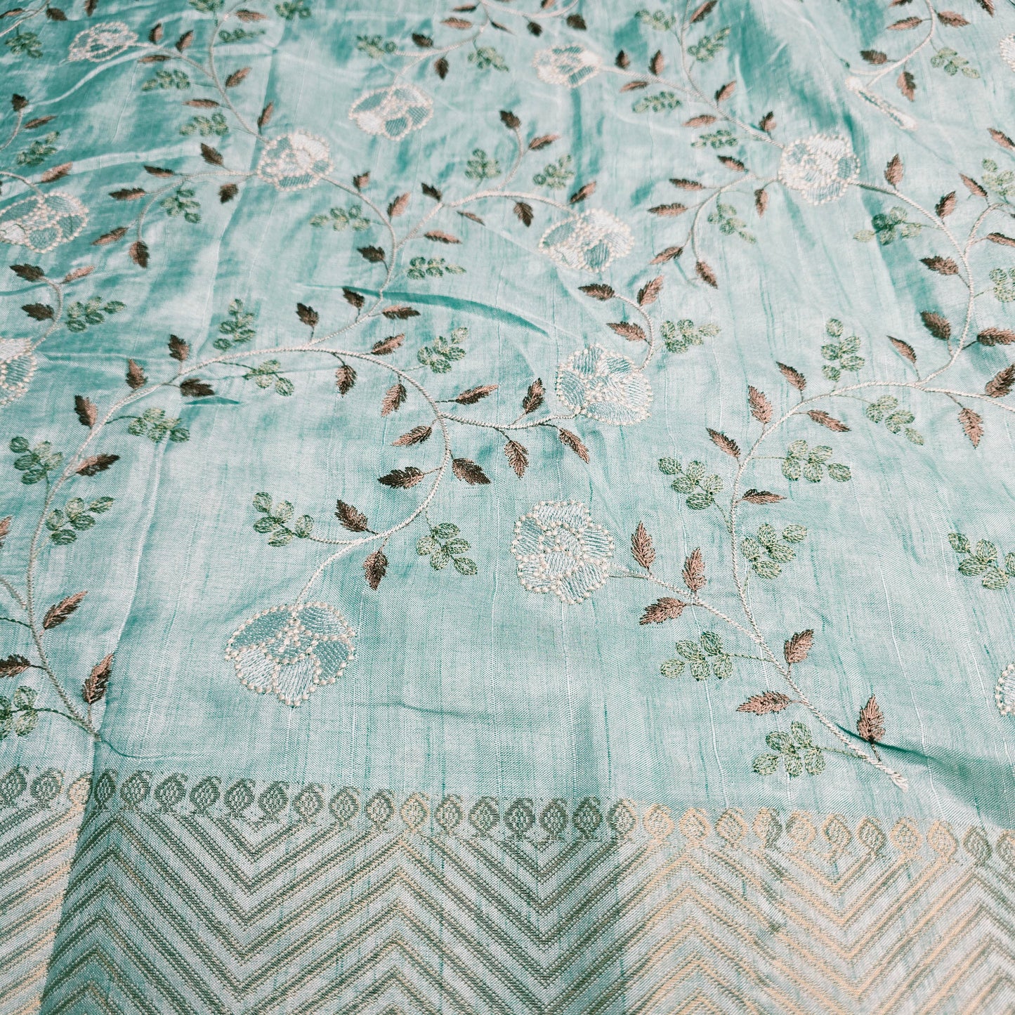 Tussar Embroidery