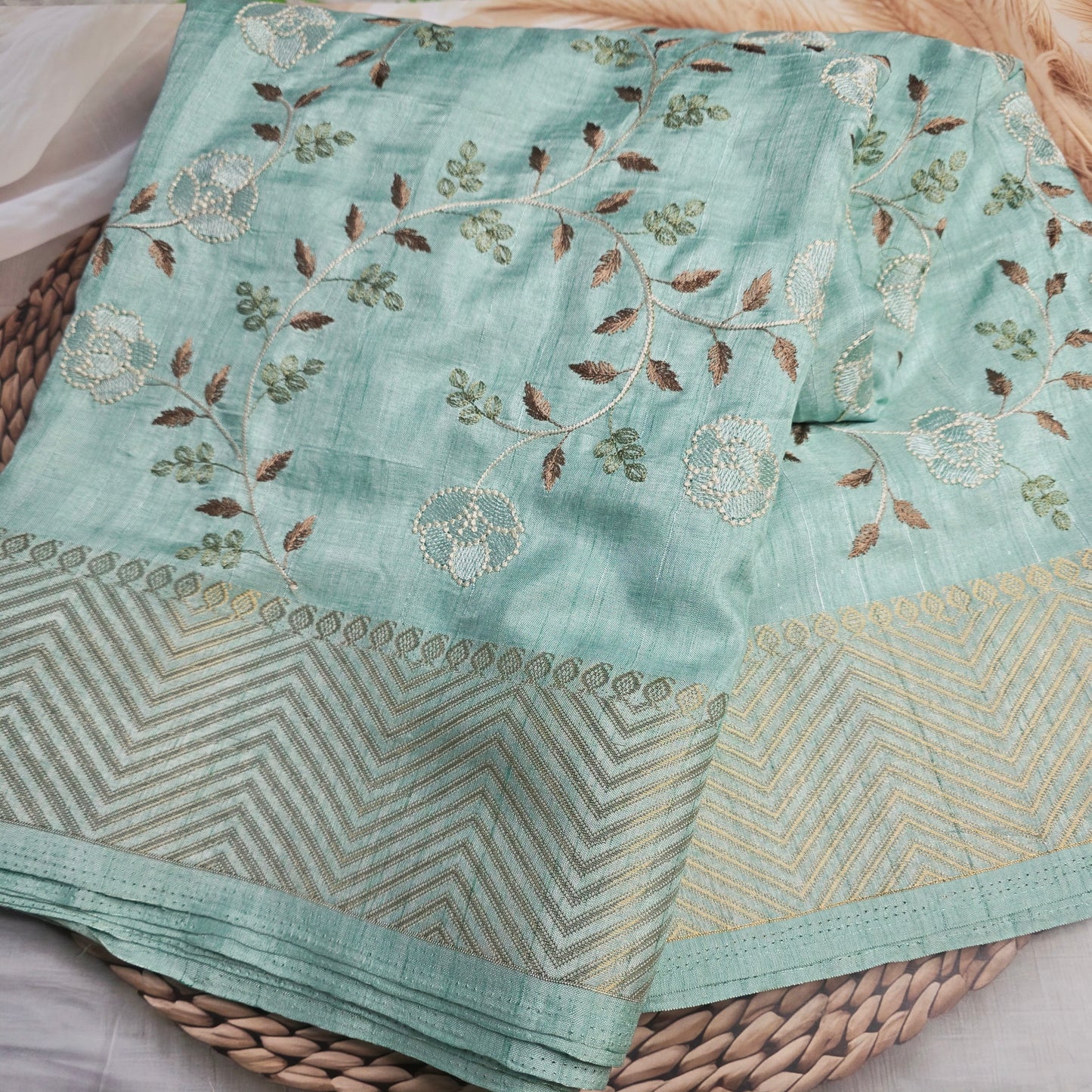 Tussar Embroidery