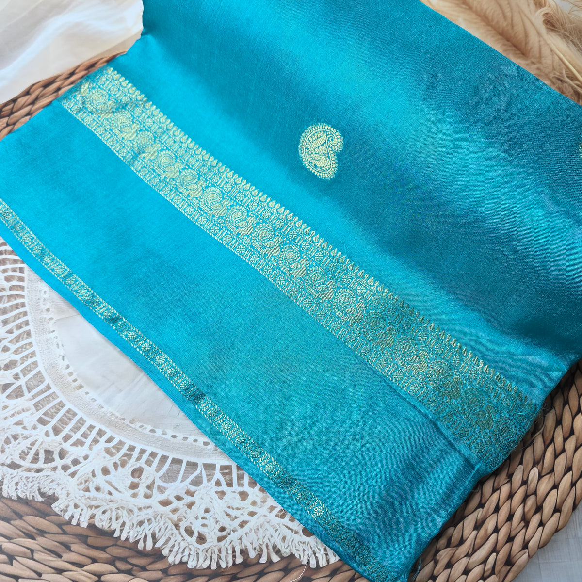 Pure Dola Crepe Silk - Sky Blue
