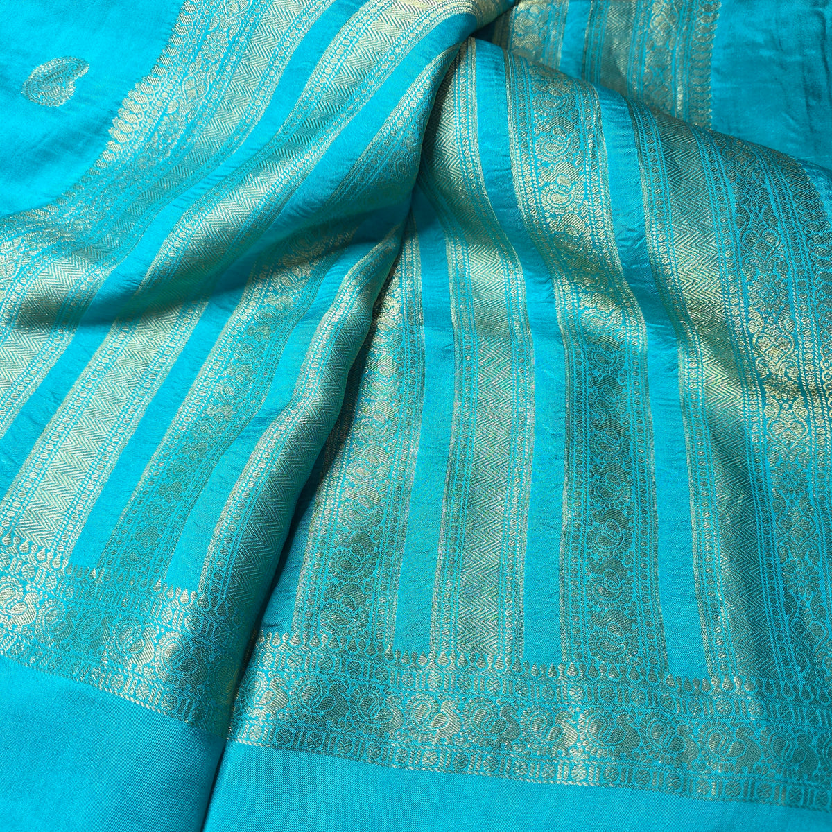 Pure Dola Crepe Silk - Sky Blue