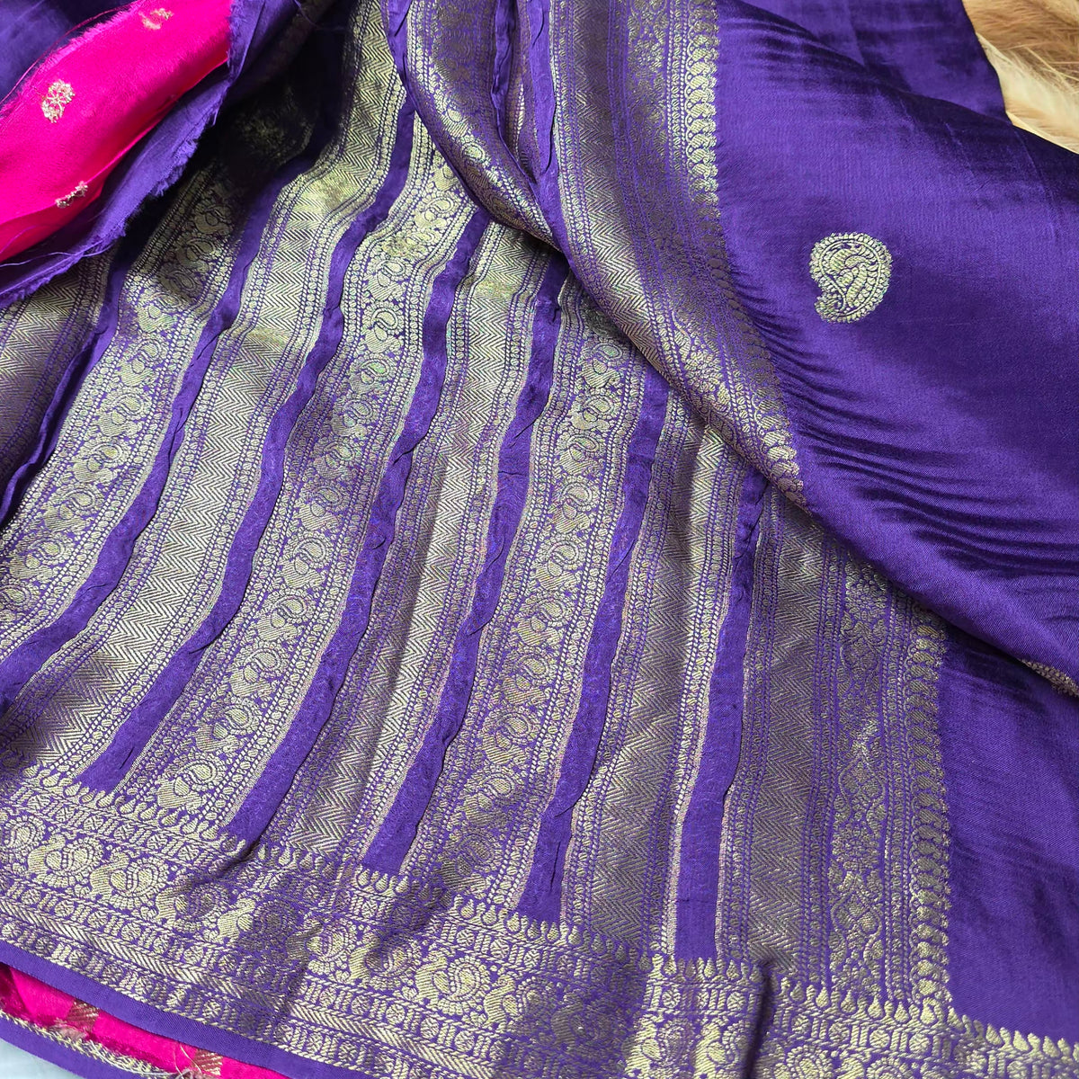 Pure Dola Crepe Silk - Voilet