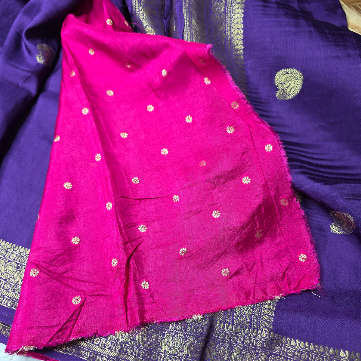 Pure Dola Crepe Silk - Voilet