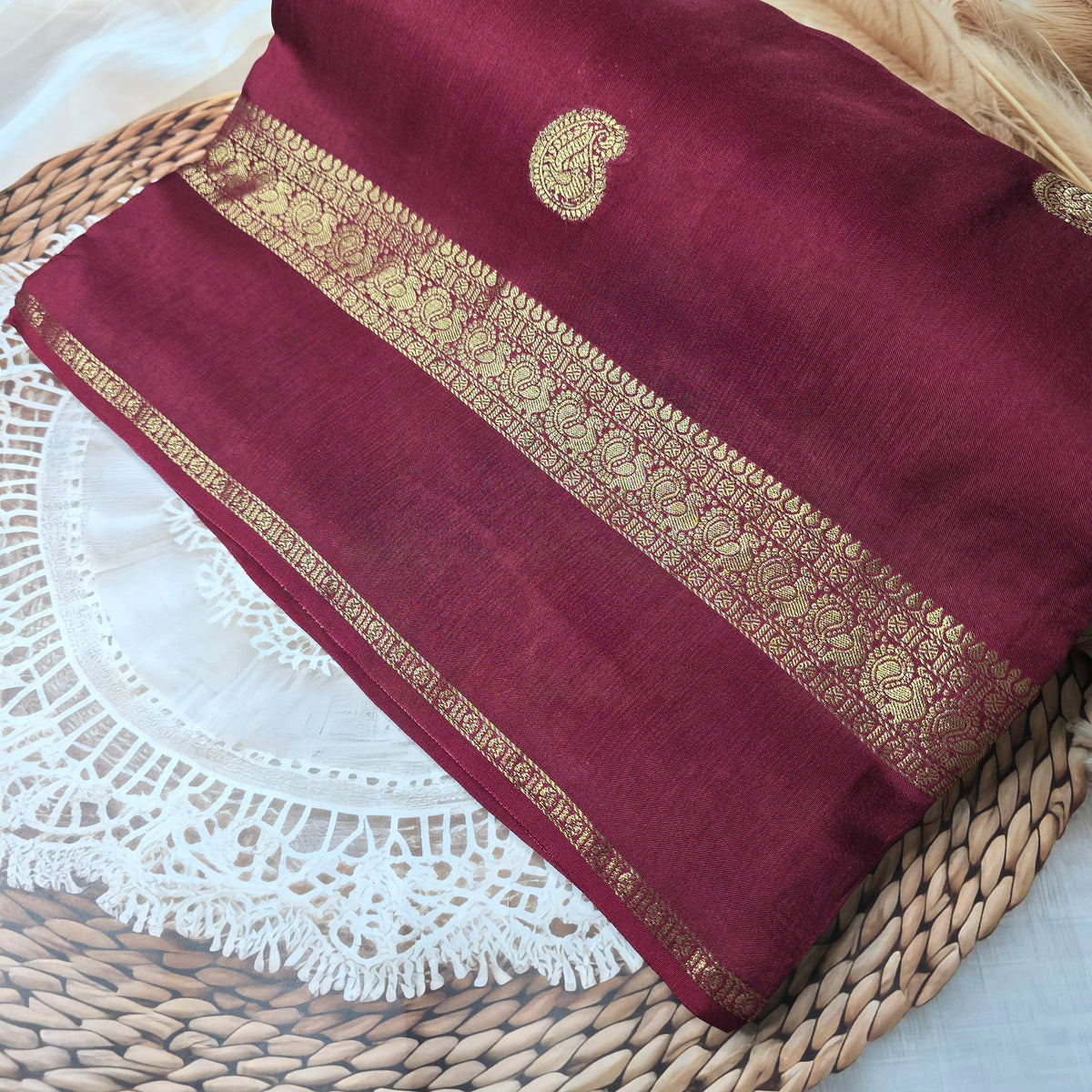 Pure Dola Crepe Silk - Dark Brown