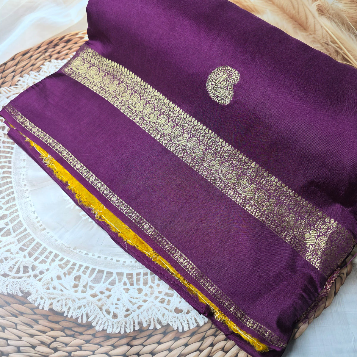 Pure Dola Crepe Silk - Deep Wine