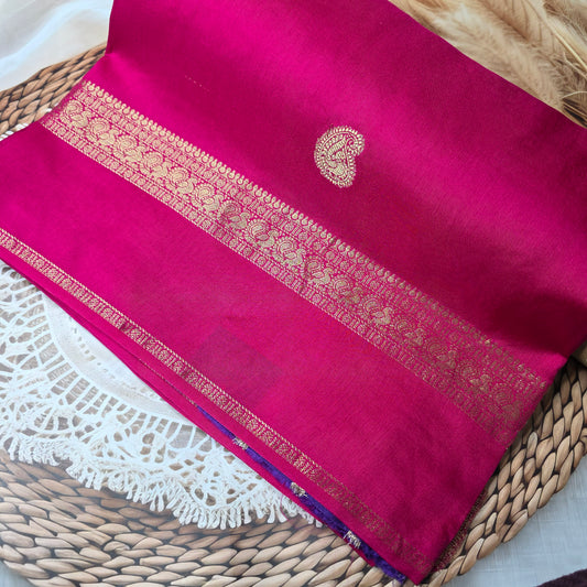 Pure Dola Crepe Silk - Magenta Pink
