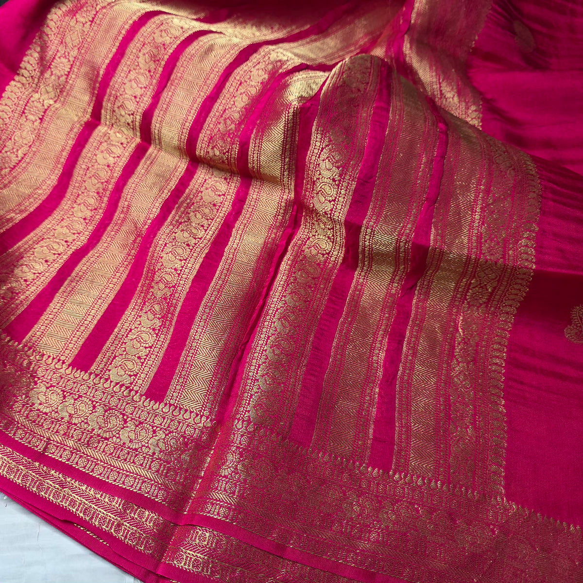 Pure Dola Crepe Silk - Magenta Pink