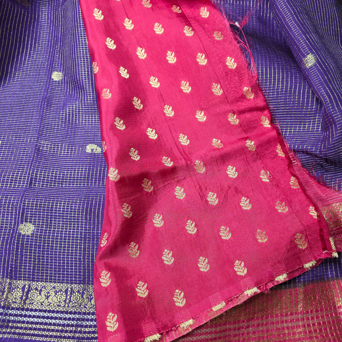 Premium Dola Crepe - Checks pattern