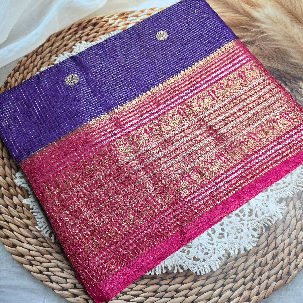 Premium Dola Crepe - Checks pattern