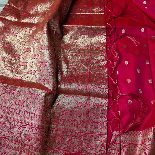 Banarasi Silk Saree - Pink