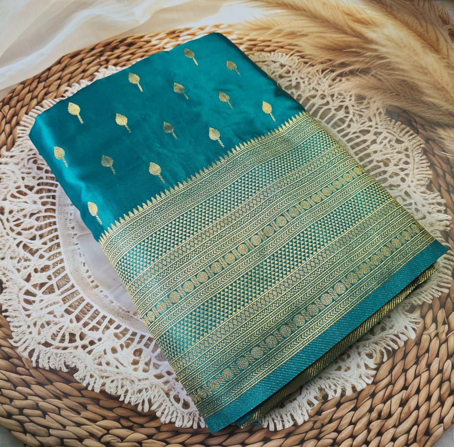 Satin silk saree