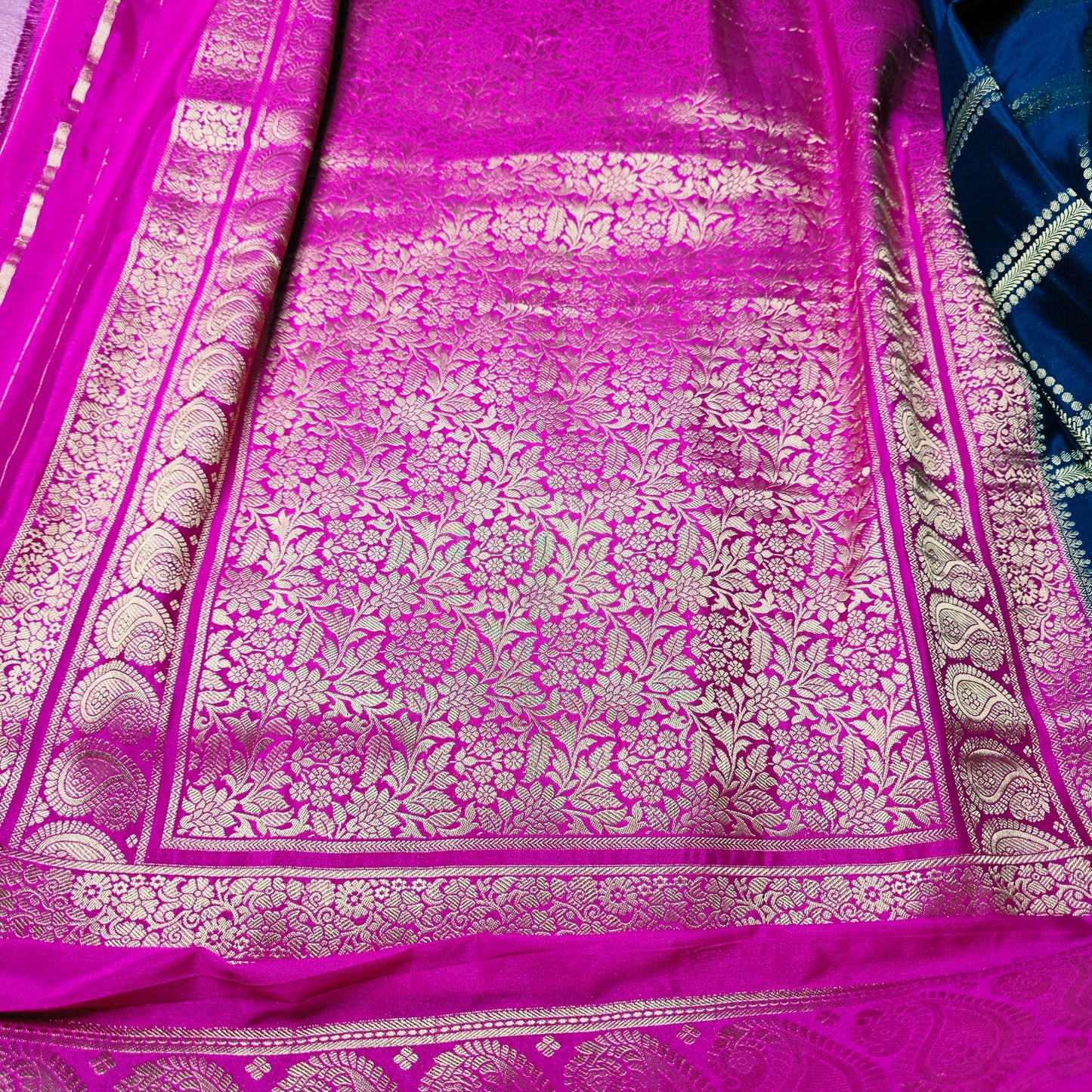 Mysore Crepe silk saree - Semi