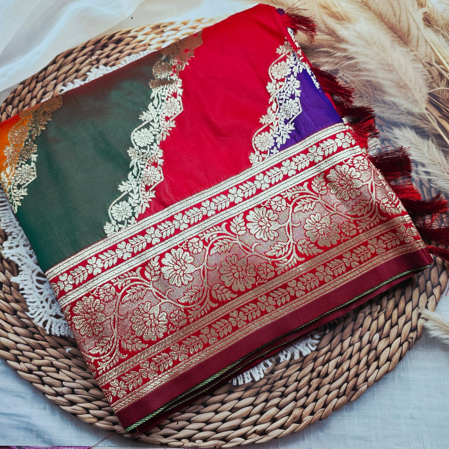 Radiant Banarasi Katan Silk Zari