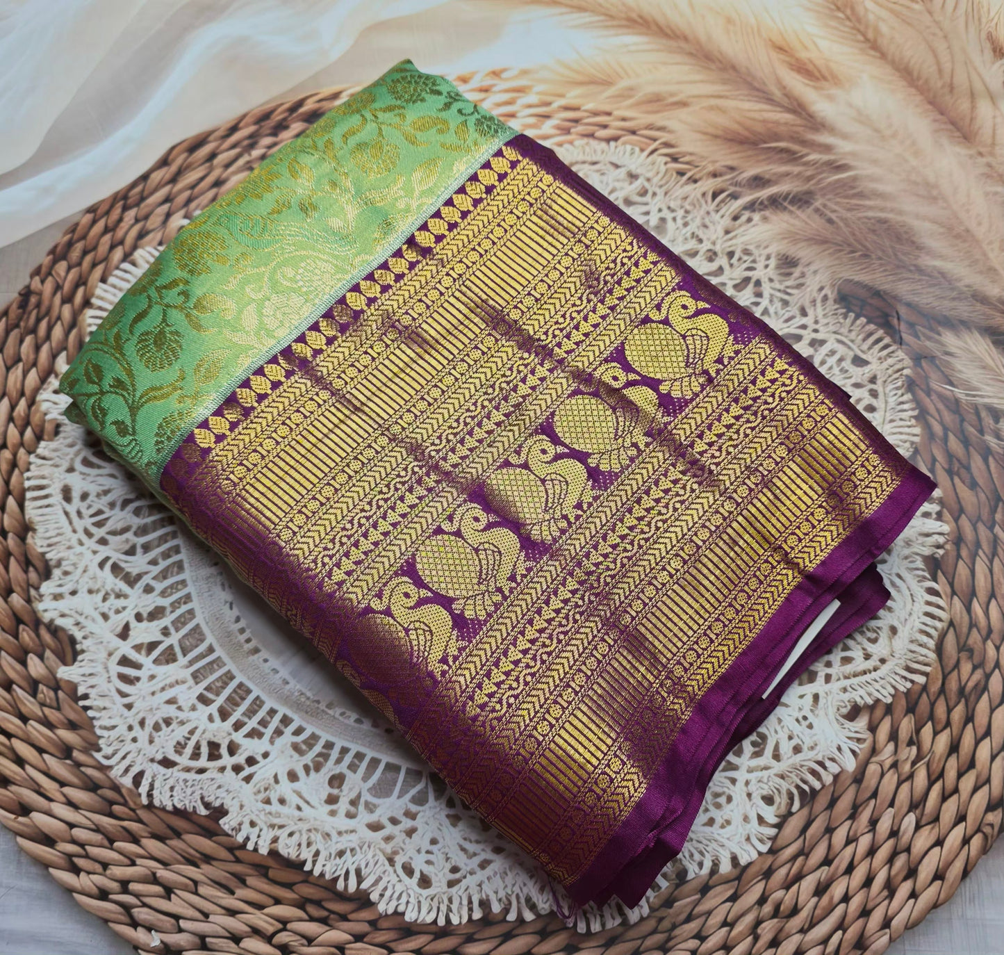 Tissue silk saree