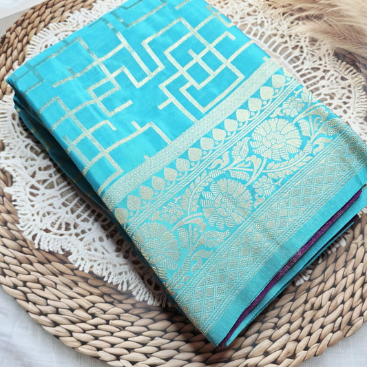 Crepe silk saree
