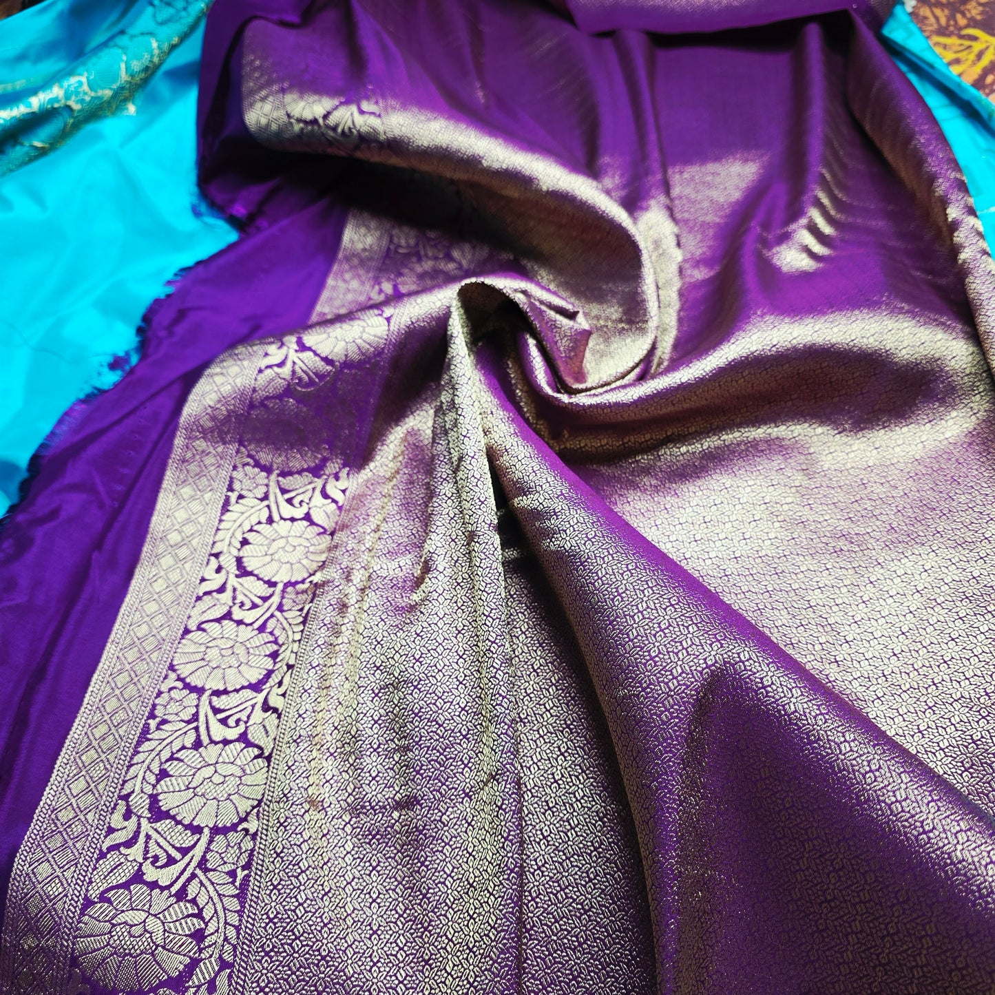 Crepe silk saree