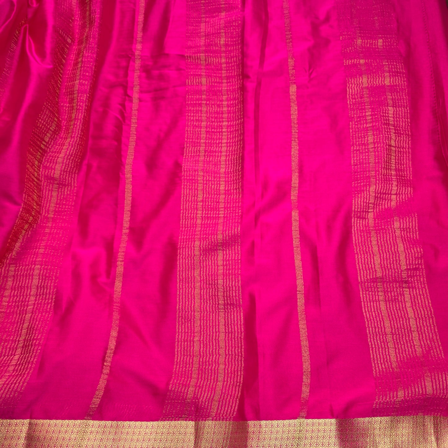 Mysore Crepe silk saree - Semi