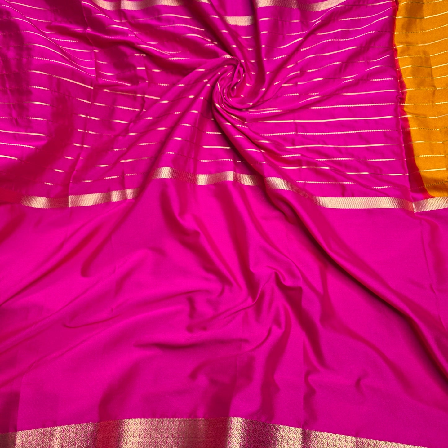 Mysore Crepe silk saree - Semi